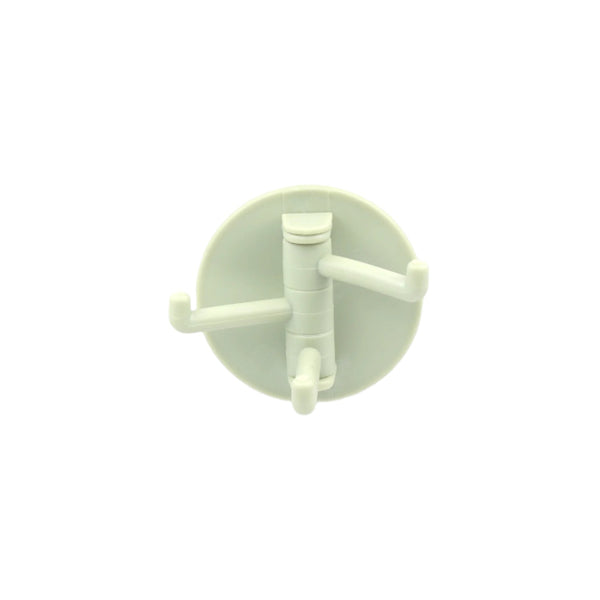 Punch-free sticky hook with 180° foldable design