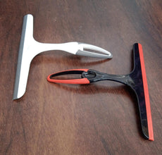 Plastic Kitchen Wiper - Silicone Head for Windows, Glass & Surfaces (1pc)