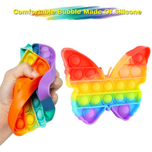 Fidget Toy Push  Bubble Fidget Sensory Toy for Kids and Adults Fidget per Stress Reliever Sensory Fidget pers (Butterfly & Car Shape / 1 Pc)
