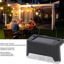 4-Piece Solar Waterproof Garden, Stair & Railing Lights